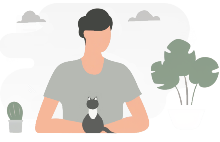 Grafik einer Frau zur Darstellung von systemischem Einzelcoaching bei beruflichen und privaten Themen.