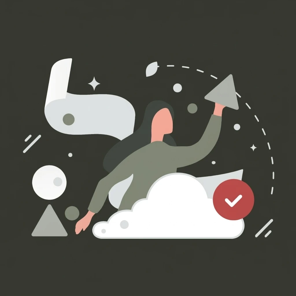 Abstrakte Illustration zum körperorientierten Coaching und Embodiment