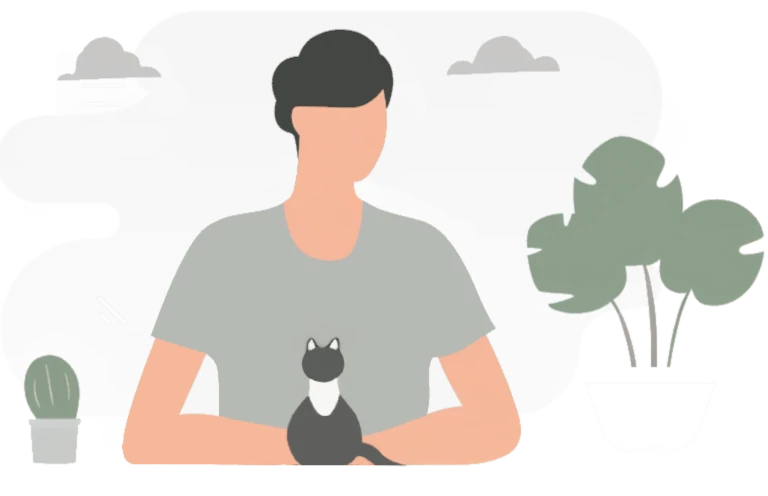 Illustration einer Frau zum systemischen Einzelcoaching bei beruflichen und privaten Themen